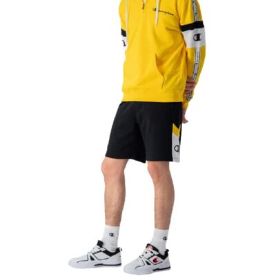 Champion Pantalón Corto Marca Modelo Pantalones Cortos Deportivos para Hombre Color Block M Negro Champion Pantalón Corto Marca Modelo Pantalones Cortos Deportivos para Hombre Color Block M Negro