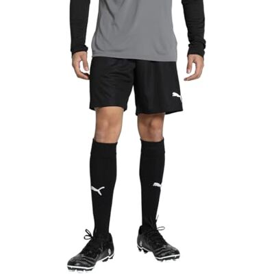 PUMA Teamliga Shorts Pantalones cortos, Black-White, S Hombre PUMA Teamliga Shorts Pantalones cortos, Black-White, S Hombre