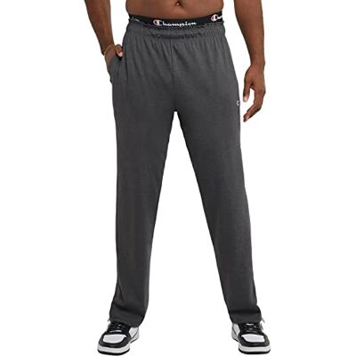 Champion , Lightweight Open-hem Lounge for Men, Jersey Pants (Reg. Or Tall) Pantalón Deportivo, Logotipo de Parche C Jaspeado Granito, 3X-Large Big para Hombre Champion , Lightweight Open-hem Lounge for Men, Jersey Pants (Reg. Or Tall) Pantalón Deportivo, Logotipo de Parche C Jaspeado Granito, 3X-Large Big para Hombre