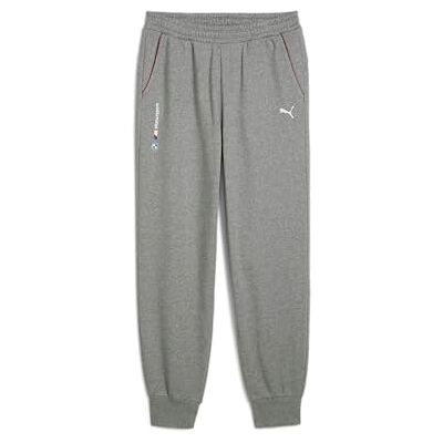 PUMA BMW M Motorsport Essentials Pantalones Deportivos de Forro Polar para Hombre, Gris Medio Jaspeado, Medium PUMA BMW M Motorsport Essentials Pantalones Deportivos de Forro Polar para Hombre, Gris Medio Jaspeado, Medium