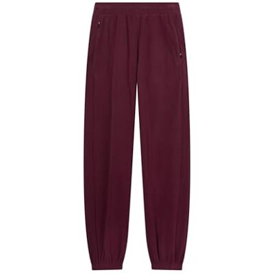 Champion Legacy Pantalones de Microforro Polar con puños elásticos para Mujer, Talla M, Color Rojo, Rosso, M Champion Legacy Pantalones de Microforro Polar con puños elásticos para Mujer, Talla M, Color Rojo, Rosso, M