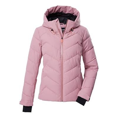 Killtec Mujer Chaqueta de esquí/chaqueta acolchada/chaqueta funcional con aspecto de plumón, capucha y protección contra la nieve KSW 31 WMN SKI QLTD JCKT, rosenholz, 48, Killtec Mujer Chaqueta de esquí/chaqueta acolchada/chaqueta funcional con aspecto de plumón, capucha y protección contra la nieve KSW 31 WMN SKI QLTD JCKT, rosenholz, 48,