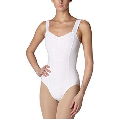 Capezio Princess Tank Leotard, Leotardo Mujer, White, L Capezio Princess Tank Leotard, Leotardo Mujer, White, L