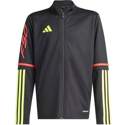Adidas Unisex Bambini e Ragazzi F50 Training Jacket Kids, Black/Team Solar Yellow 2/Lucid Red, 15-16 Years Adidas Unisex Bambini e Ragazzi F50 Training Jacket Kids, Black/Team Solar Yellow 2/Lucid Red, 15-16 Years