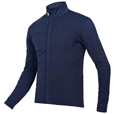 ENDURA Xtract Roubaix Maillot de Manga Larga para Hombre, Azul Marino, S ENDURA Xtract Roubaix Maillot de Manga Larga para Hombre, Azul Marino, S