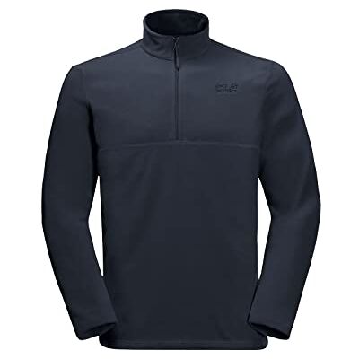 Jack Wolfskin , Gecko, Jersey Fleece con Cremallera, Noche Azul 1010, XXXL, Hombre Jack Wolfskin , Gecko, Jersey Fleece con Cremallera, Noche Azul 1010, XXXL, Hombre