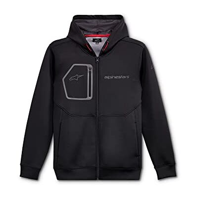 Alpinestars , Convex Tech Fleece, Sudadera con Capucha Y Cremallera, Negro, S, Hombre Alpinestars , Convex Tech Fleece, Sudadera con Capucha Y Cremallera, Negro, S, Hombre
