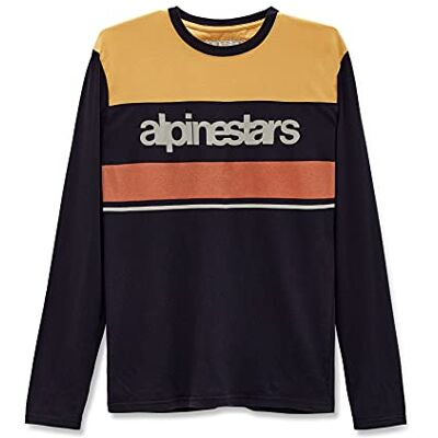 Alpinestars , Topper LS tee, Camisa Manga Corta, Negro, XL, Hombre Alpinestars , Topper LS tee, Camisa Manga Corta, Negro, XL, Hombre
