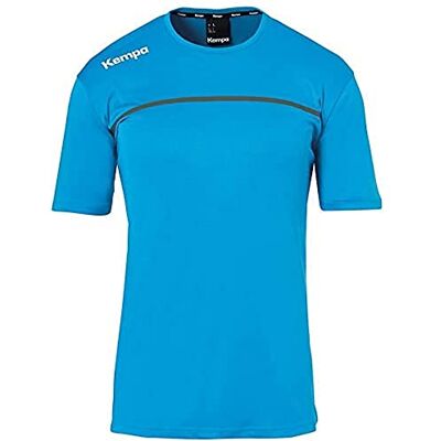 Kempa Emotion 2.0 Poly Shirt Camiseta de Juego, Hombre, Azul/Antracita, XXL Kempa Emotion 2.0 Poly Shirt Camiseta de Juego, Hombre, Azul/Antracita, XXL