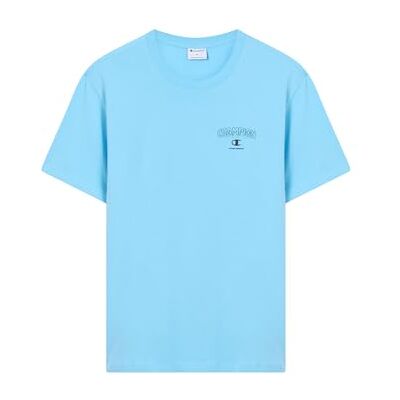Champion Men-Graphic Crewneck T-Shirt Camisa, Azul Claro (Bs226), XL para Hombre Champion Men-Graphic Crewneck T-Shirt Camisa, Azul Claro (Bs226), XL para Hombre