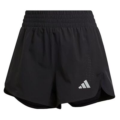 Adidas Mujer Tech Pacer Workout Woven Shorts, Black, XXS 3 Inch Adidas Mujer Tech Pacer Workout Woven Shorts, Black, XXS 3 Inch