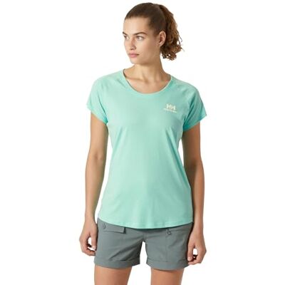Camiseta Helly Hansen Nord Graphic Drop azul pastel - Mujer Camiseta Helly Hansen Nord Graphic Drop azul pastel - Mujer