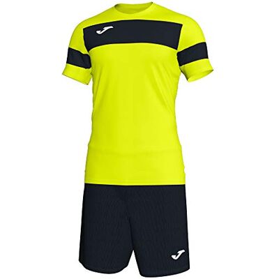 Joma , Academy ll Conjunto de Fútbol, Niños, Amarillo Fluor-Negro, 4XS-3XS Joma , Academy ll Conjunto de Fútbol, Niños, Amarillo Fluor-Negro, 4XS-3XS