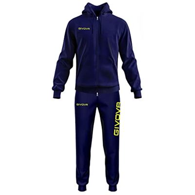 givova , chandal king, azul /amarillo fluo, XL givova , chandal king, azul /amarillo fluo, XL