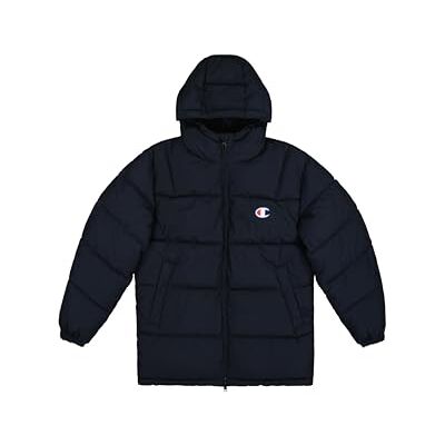 Champion Legacy Outdoor Retro Sport () WR Polyester Woven Cirè 144gr Hooded Chaqueta, Azul Marino (NNY), M Hombre FW24, Azul Marino (NNY), M Champion Legacy Outdoor Retro Sport () WR Polyester Woven Cirè 144gr Hooded Chaqueta, Azul Marino (NNY), M Hombre FW24, Azul Marino (NNY), M