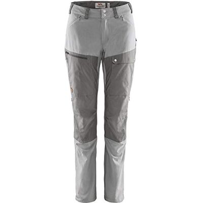 Fjällräven Abisko Midsummer TRS W Reg Pantalones, Mujer, Shark Grey-Super Grey, 40 Fjällräven Abisko Midsummer TRS W Reg Pantalones, Mujer, Shark Grey-Super Grey, 40
