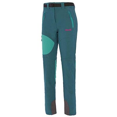 Izas Ingrid Pantalones Trekking, Mujer, Verde Mar/Agua Marina, S Izas Ingrid Pantalones Trekking, Mujer, Verde Mar/Agua Marina, S