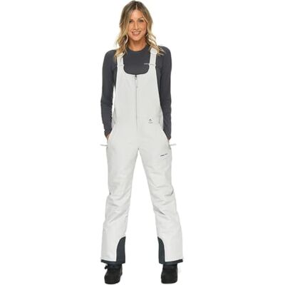 ARCTIX Women's Essential Insulated Bib Overalls, Quiet Grey, 2X ARCTIX Women's Essential Insulated Bib Overalls, Quiet Grey, 2X