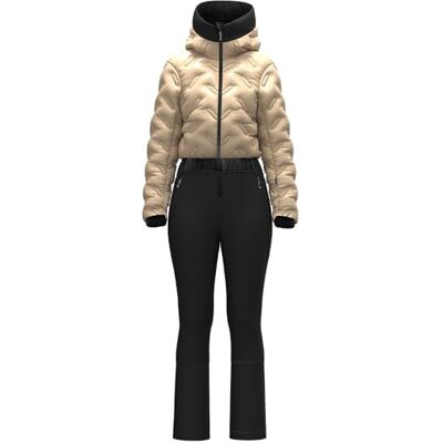 rh+ Amyris II Traje de esquí para mujer, Sand Shiny, S rh+ Amyris II Traje de esquí para mujer, Sand Shiny, S