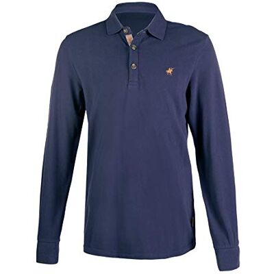 HKM Trentino 6900 Camiseta de Manga Larga para Adulto (Talla XXXL), Color Azul Oscuro HKM Trentino 6900 Camiseta de Manga Larga para Adulto (Talla XXXL), Color Azul Oscuro