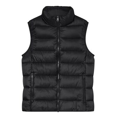 Champion Chaleco Legacy para mujer, Negro, M Champion Chaleco Legacy para mujer, Negro, M