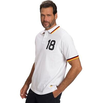 JP 1880 Polo para Hombre, Tallas Grandes, Tallas Grandes, Talla L-8XL, Jay-PI, fútbol, Copa del Mundo, Media Manga, Schneeweiß, XXXL JP 1880 Polo para Hombre, Tallas Grandes, Tallas Grandes, Talla L-8XL, Jay-PI, fútbol, Copa del Mundo, Media Manga, Schneeweiß, XXXL