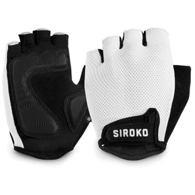 SIROKO Guantes Ciclismo Aero Hombre y Mujer Alcolchados Ligeros y Transpirables SIROKO Guantes Ciclismo Aero Hombre y Mujer Alcolchados Ligeros y Transpirables