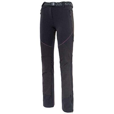 Izas Brenda Pantalones Trekking, Mujer, Negro/Negro, XL Izas Brenda Pantalones Trekking, Mujer, Negro/Negro, XL