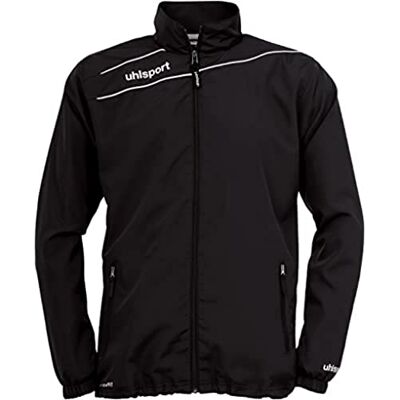 uhlsport Stream 3.0 Presentation Jacket para Hombre, Chaqueta Deportiva, Chándal, Ocio, Azul Negro/Amarillo maíz, XXXS uhlsport Stream 3.0 Presentation Jacket para Hombre, Chaqueta Deportiva, Chándal, Ocio, Azul Negro/Amarillo maíz, XXXS