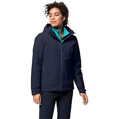 Jack Wolfskin Mujer Argon Storm Veste Chaqueta, Midnight Blue, XX-Large Jack Wolfskin Mujer Argon Storm Veste Chaqueta, Midnight Blue, XX-Large