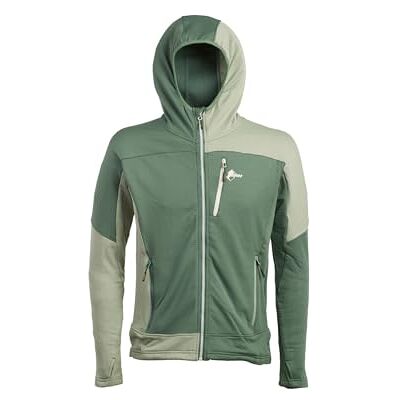 Ande Camiseta Larga para Hombre, Color Verde Pino/Salvia Ande Camiseta Larga para Hombre, Color Verde Pino/Salvia