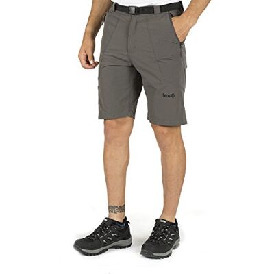 Izas Biescas Pantalones Cortos Trekking, Hombre, Gris Oscuro, XS Izas Biescas Pantalones Cortos Trekking, Hombre, Gris Oscuro, XS