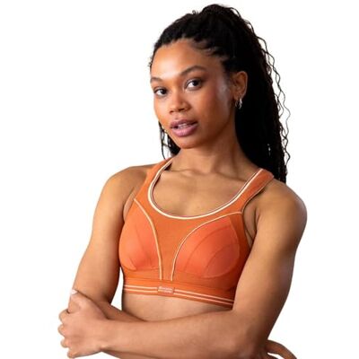 Champion W Shock Absorber Ultimate Run Bra para Mujer, Naranja (OS058), 70A, Naranja (Os058), 85A Champion W Shock Absorber Ultimate Run Bra para Mujer, Naranja (OS058), 70A, Naranja (Os058), 85A