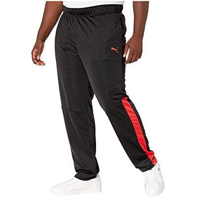 PUMA Contrast 2.0 Pantalón para Hombre, Negro/Rojo (Black/High Risk Red), Medium PUMA Contrast 2.0 Pantalón para Hombre, Negro/Rojo (Black/High Risk Red), Medium
