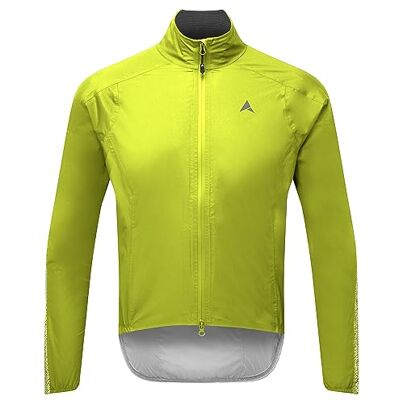 Altura Chaqueta de ciclismo Icon Pocket Rocket, impermeable, plegable, para hombre, color lima, talla mediana Altura Chaqueta de ciclismo Icon Pocket Rocket, impermeable, plegable, para hombre, color lima, talla mediana