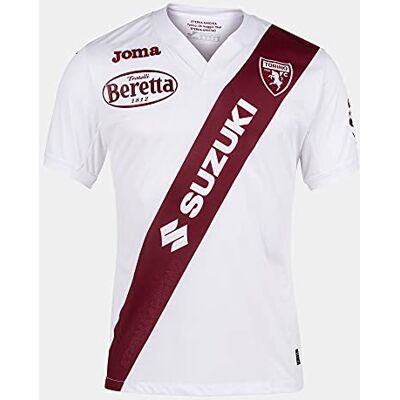 Joma 2ª Camiseta Manga Corta Torino Blanco Burdeos Joma 2ª Camiseta Manga Corta Torino Blanco Burdeos