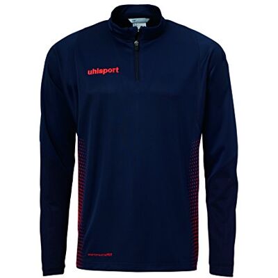 uhlsport Score 1/4 Zip Chándal con Cremallera 1/4, Hombre, Marino/Rojo Fluor, 116 uhlsport Score 1/4 Zip Chándal con Cremallera 1/4, Hombre, Marino/Rojo Fluor, 116