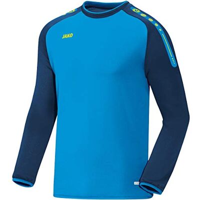 JAKO Champ Trainingssweat, Todo el año, Hombre, Color Blau/Marine/Neongelb, tamaño Small JAKO Champ Trainingssweat, Todo el año, Hombre, Color Blau/Marine/Neongelb, tamaño Small