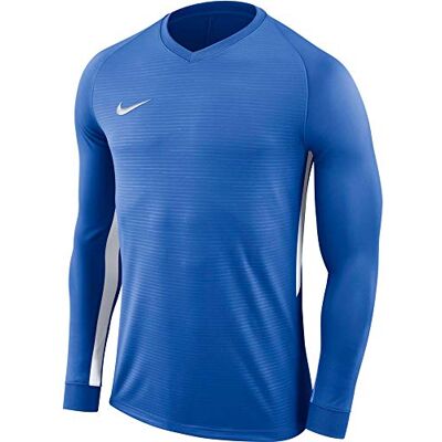 Nike M NK Dry Tiempo Prem JSY LS Long Sleeved t-Shirt, Hombre, BLU Royal/Blanco, 2XL Nike M NK Dry Tiempo Prem JSY LS Long Sleeved t-Shirt, Hombre, BLU Royal/Blanco, 2XL