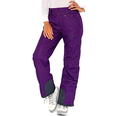 ARCTIX Insulated Snow Pants Pantalones para Nieve, Mujer, Estampado Moguls Morado, X-Small/Regular ARCTIX Insulated Snow Pants Pantalones para Nieve, Mujer, Estampado Moguls Morado, X-Small/Regular