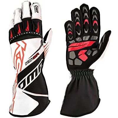 Omp KS-2R GUANTES MY2022 BLANCO/RED TALLA L Omp KS-2R GUANTES MY2022 BLANCO/RED TALLA L