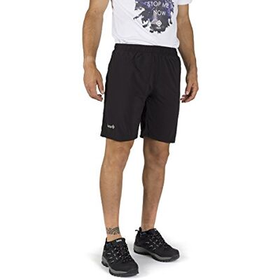 Izas Lerez Pantalones Cortos De Running, Hombre, Negro, XL Izas Lerez Pantalones Cortos De Running, Hombre, Negro, XL
