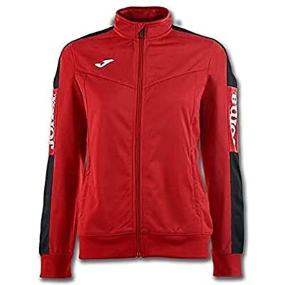 Joma Champion IV Sudadera, Mujer, Rojo-Negro, M Joma Champion IV Sudadera, Mujer, Rojo-Negro, M