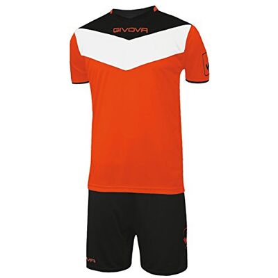 givova , kit campo fluo, noranja fluo/negro, 2XL givova , kit campo fluo, noranja fluo/negro, 2XL