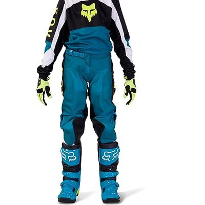 Fox Racing Junior 180 Nitro Pantalones Maui Blue Y26 Calcetines, Azul, Unisex Adulto Fox Racing Junior 180 Nitro Pantalones Maui Blue Y26 Calcetines, Azul, Unisex Adulto