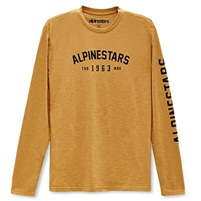 Alpinestars , Imperial LS tee, Camisa Manga Corta, Mostaza, S, Hombre Alpinestars , Imperial LS tee, Camisa Manga Corta, Mostaza, S, Hombre