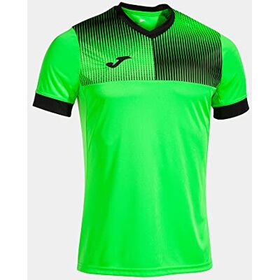 Joma Camiseta Manga Corta Eco Supernova Verde Fluor Negro Joma Camiseta Manga Corta Eco Supernova Verde Fluor Negro