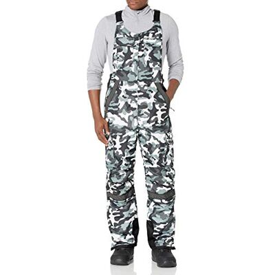 ARCTIX Tundra Ballistic Bib Overalls with Added Visibility Overol con Peto, Hombre, A6 Camuflaje Negro, Large (36-38W 36L) ARCTIX Tundra Ballistic Bib Overalls with Added Visibility Overol con Peto, Hombre, A6 Camuflaje Negro, Large (36-38W 36L)