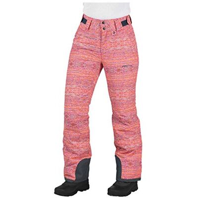 ARCTIX Pantalones de Nieve aislantes, para Mujer, Aztec Rosa, XL ARCTIX Pantalones de Nieve aislantes, para Mujer, Aztec Rosa, XL