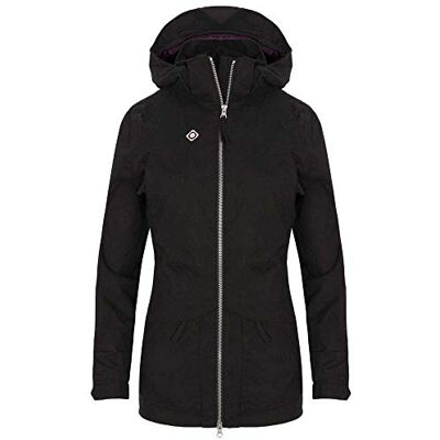 Izas Genova Parka Impermeable, Mujer, Negro, L Izas Genova Parka Impermeable, Mujer, Negro, L